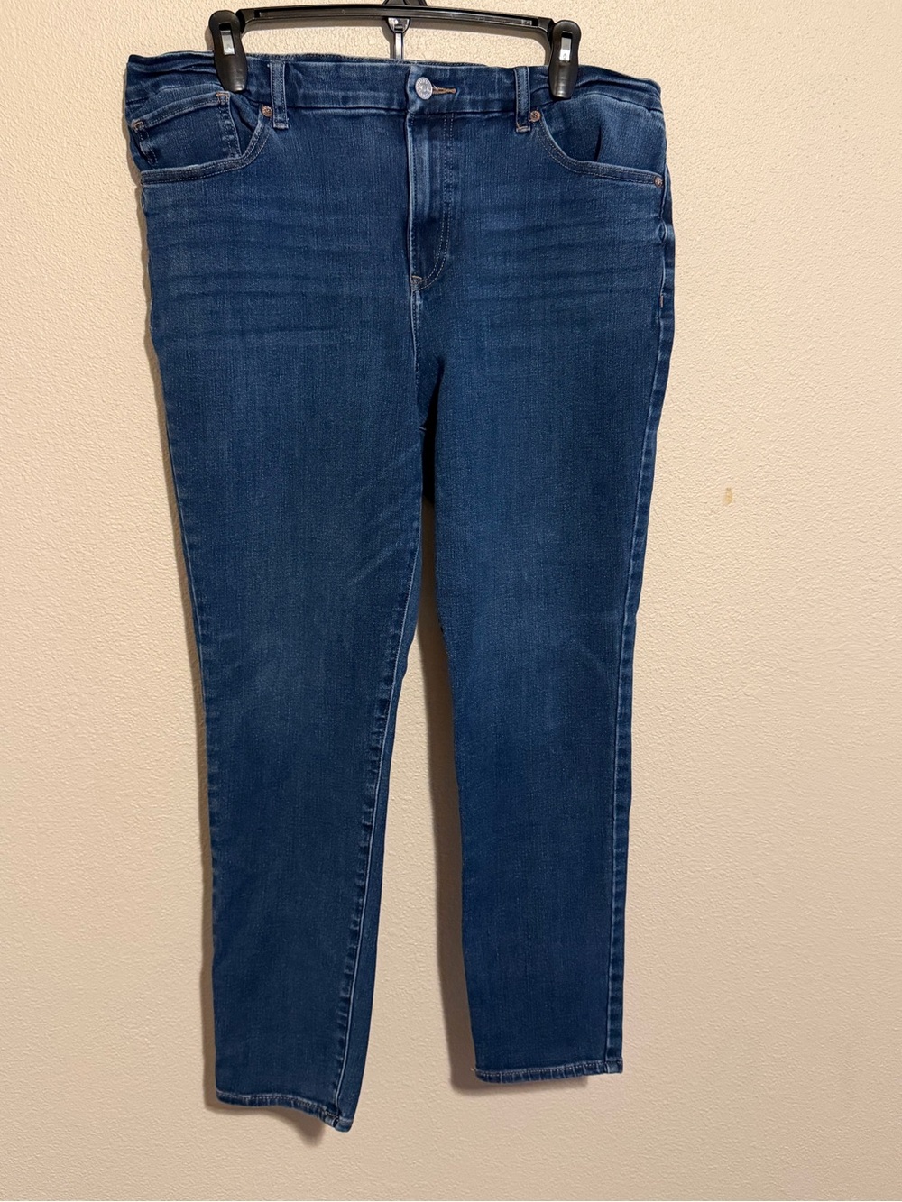 Express Women's Dark Blue Skinny Jeans